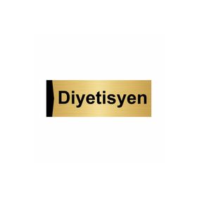 Özarslan Dizayn Muhasebe 7x20 cm Altın Renk Metal Yönlendirme Levhası