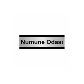 Özarslan Dizayn Numune Odası 10x20 cm Gümüş Renk Metal Yönlendirme Levhası