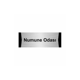 Özarslan Dizayn Numune Odası 10x20 cm Gümüş Renk Metal Yönlendirme Levhası