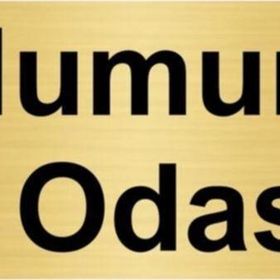 Özarslan Dizayn Numune Odası 5x20 cm Altın Renk Metal Yönlendirme Levhası