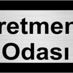 Özarslan Dizayn Öğretmenler Odası 7x20 cm Gümüş Renk Metal Yönlendirme Levhası