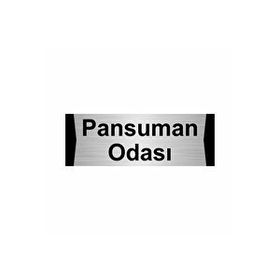 Özarslan Dizayn Pansuman Odası 10x20 cm Gümüş Renk Metal Yönlendirme Levhası