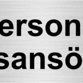 Özarslan Dizayn Personel Asansörü 7x20 cm Gümüş Renk Metal Yönlendirme Levhası