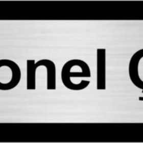 Özarslan Dizayn Personel Çıkışı 5x20 cm Gümüş Renk Metal Yönlendirme Levhası