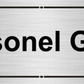 Özarslan Dizayn Personel Girişi 7x20 cm Gümüş Renk Metal Yönlendirme Levhası
