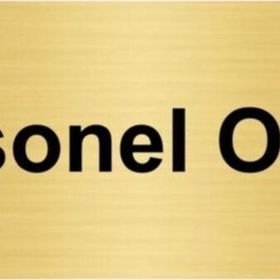 Özarslan Dizayn Personel Odası 7x20 cm Altın Renk Metal Yönlendirme Levhası