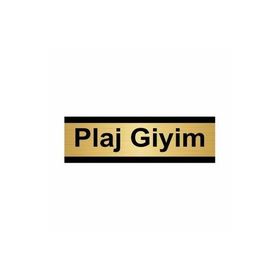 Özarslan Dizayn Plaj Giyim 5x20 cm Altın Renk Metal Yönlendirme Levhası