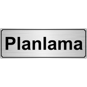 Özarslan Dizayn Planlama 10x20 cm Gümüş Renk Metal Yönlendirme Levhası