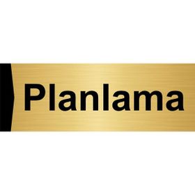 Özarslan Dizayn Planlama 5x20 cm Altın Renk Metal Yönlendirme Levhası
