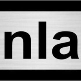 Özarslan Dizayn Planlama 5x20 cm Gümüş Renk Metal Yönlendirme Levhası