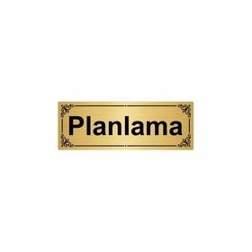 Özarslan Dizayn Planlama 7x20 cm Altın Renk Metal Yönlendirme Levhası