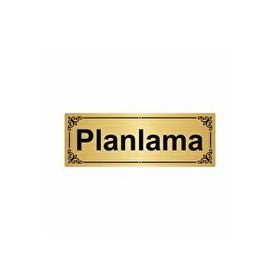 Özarslan Dizayn Planlama 7x20 cm Altın Renk Metal Yönlendirme Levhası