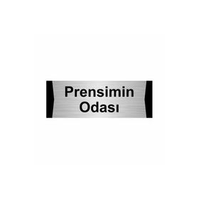 Özarslan Dizayn Prensimin Odası 7x20 cm Gümüş Renk Metal Yönlendirme Levhası