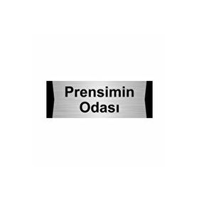 Özarslan Dizayn Prensimin Odası 7x20 cm Gümüş Renk Metal Yönlendirme Levhası
