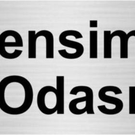 Özarslan Dizayn Prensimin Odası 7x20 cm Gümüş Renk Metal Yönlendirme Levhası