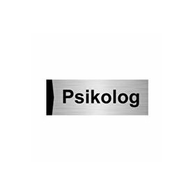 Özarslan Dizayn Psikolog 10x20 cm Gümüş Renk Metal Yönlendirme Levhası