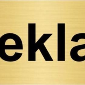 Özarslan Dizayn Reklam 5x20 cm Altın Renk Metal Yönlendirme Levhası