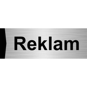 Özarslan Dizayn Reklam 5x20 cm Gümüş Renk Metal Yönlendirme Levhası