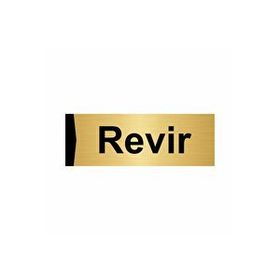 Özarslan Dizayn Revir 10x20 cm Altın Renk Metal Yönlendirme Levhası