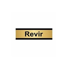Özarslan Dizayn Revir 5x20 cm Altın Renk Metal Yönlendirme Levhası