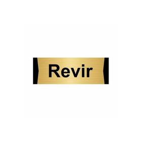 Özarslan Dizayn Revir 5x20 cm Altın Renk Metal Yönlendirme Levhası