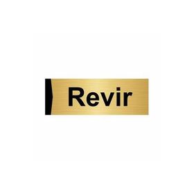 Özarslan Dizayn Revir 5x20 cm Altın Renk Metal Yönlendirme Levhası