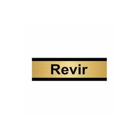 Özarslan Dizayn Revir 5x20 cm Altın Renk Metal Yönlendirme Levhası