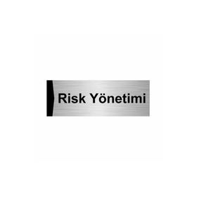 Özarslan Dizayn Risk Yönetimi 10x20 cm Gümüş Renk Metal Yönlendirme Levhası