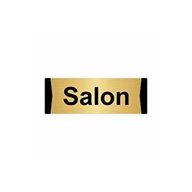 Özarslan Dizayn Salon 10x20 cm Altın Renk Metal Yönlendirme Levhası