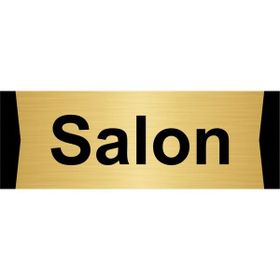Özarslan Dizayn Salon 10x20 cm Altın Renk Metal Yönlendirme Levhası