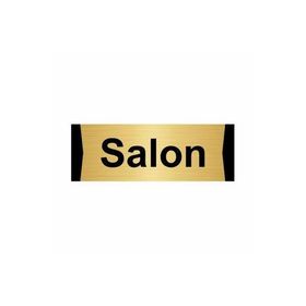 Özarslan Dizayn Salon 5x20 cm Altın Renk Metal Yönlendirme Levhası