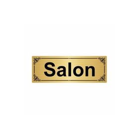 Özarslan Dizayn Salon 7x20 cm Altın Renk Metal Yönlendirme Levhası