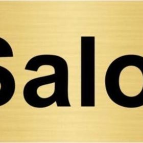 Özarslan Dizayn Salon 7x20 cm Altın Renk Metal Yönlendirme Levhası