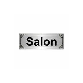 Özarslan Dizayn Salon 7x20 cm Gümüş Renk Metal Yönlendirme Levhası