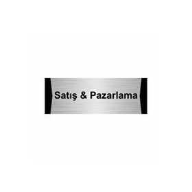 Özarslan Dizayn Satış ve Pazarlama 10x20 cm Gümüş Renk Metal Yönlendirme Levhası