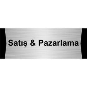 Özarslan Dizayn Satış ve Pazarlama 5x20 cm Gümüş Renk Metal Yönlendirme Levhası