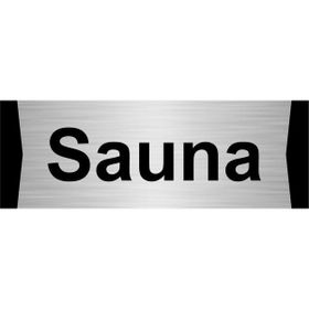 Özarslan Dizayn Sauna 10x20 cm Gümüş Renk Metal Yönlendirme Levhası