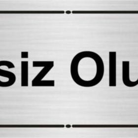 Özarslan Dizayn Sessiz Olunuz 7x20 cm Gümüş Renk Metal Yönlendirme Levhası
