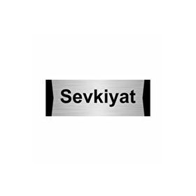 Özarslan Dizayn Sevkiyat 5x20 cm Gümüş Renk Metal Yönlendirme Levhası