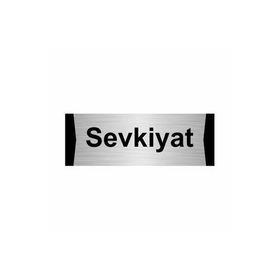 Özarslan Dizayn Sevkiyat 7x20 cm Gümüş Renk Metal Yönlendirme Levhası