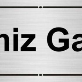 Özarslan Dizayn Temiz Galoş 7x20 cm Gümüş Renk Metal Yönlendirme Levhası