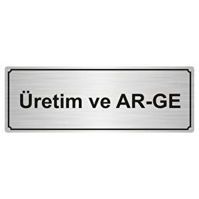 Özarslan Dizayn Üretim ve Ar-ge 10x20 cm Gümüş Renk Metal Yönlendirme Levhası