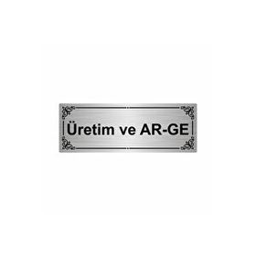 Özarslan Dizayn Üretim ve Ar-Ge 7x20 cm Gümüş Renk Metal Yönlendirme Levhası