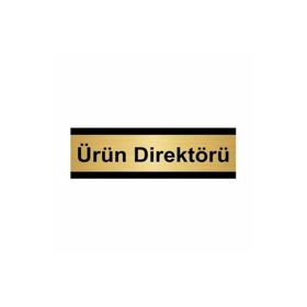 Özarslan Dizayn Ürün Direktörü 5x20 cm Altın Renk Metal Yönlendirme Levhası