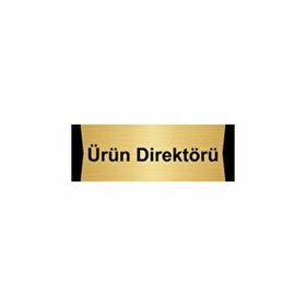 Özarslan Dizayn Ürün Direktörü 7x20 cm Altın Renk Metal Yönlendirme Levhası