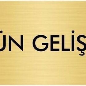 Özarslan Dizayn Ürün Geliştirme 10x20 cm Altın Renk Metal Yönlendirme Levhası