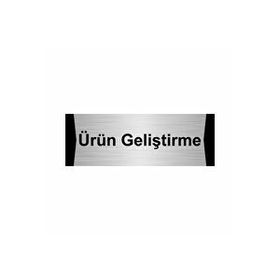 Özarslan Dizayn Ürün Geliştirme 10x20 cm Gümüş Renk Metal Yönlendirme Levhası