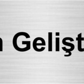 Özarslan Dizayn Ürün Geliştirme 10x20 cm Gümüş Renk Metal Yönlendirme Levhası