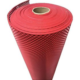 Özbalban Zmat Yıldız Mat Eni 120 cm Kalınlık 6 mm Kırmızı 120 x 200 cm Kaymaz Islak Zemin Paspası