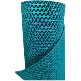 Özbalban Zmat Yıldız Mat Eni 120 cm Kalınlık 6 mm Turkuaz 100 x 120 cm Kaymaz Islak Zemin Paspası